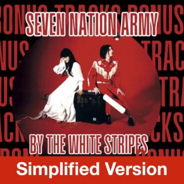Seven Nation Army by The White Stripes- Simplified Drum Sheet Music